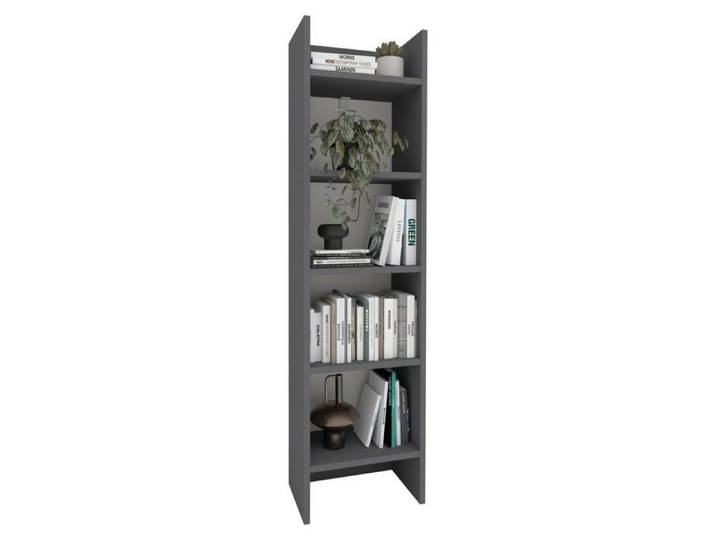 Bibliothèque haaus Neda 5 Étagères Anthracite 53 x 35 x 198 cm