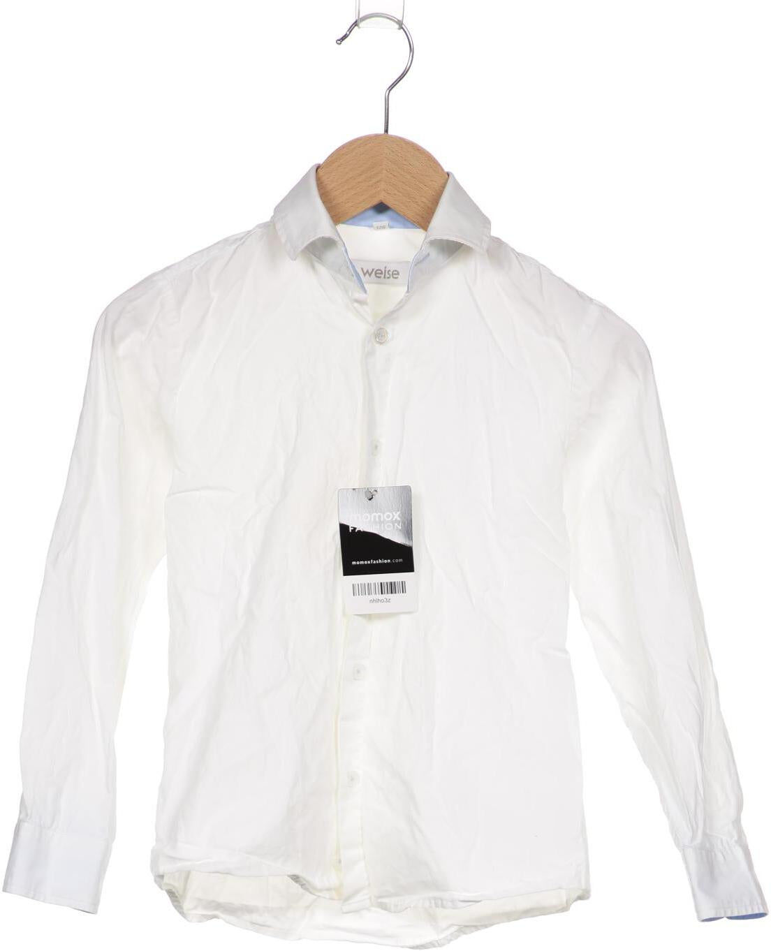 weise Jungen Hemd, Cremeweiß, Gr. EU 128, kein / Etikett - Second Hand