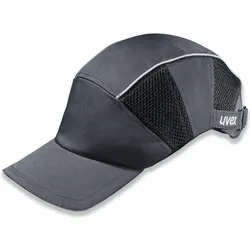 Uvex, Kopfschutz, Anstosskappe u-cap 9794300 grau, schwarz