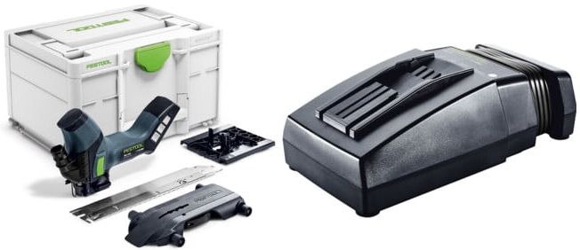 Set Festool Akku-Dämmstoffsäge ISC 240 EB-Basic + Schnellladegerät TCL 6