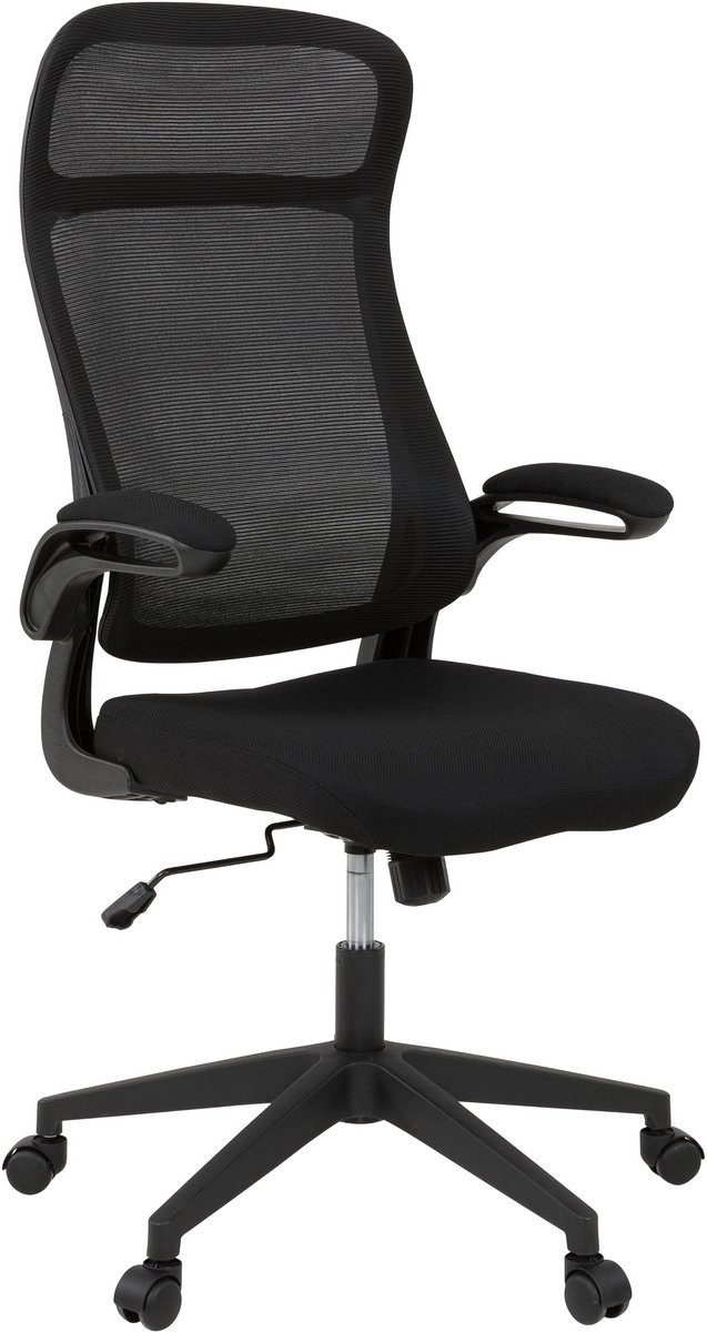 ACAZA Ergonomische Bureaustoel voor Volwassenen - Zwart - Verstelbare Gaming Chair met Armleuningen en Zwenkwielen