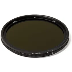 Urth 67mm ND64 1000 (6 10 Stop) Variable ND Lens Filter (Plus+) (67 mm, ND Filter), Objektivfilter, Schwarz