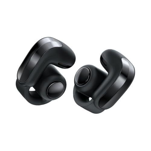 Bose Ultra Open oordopjes (2e generatie) - Draadloze Bluetooth Open-Ear Clip-on Oordopjes met Immersive Audio - Zwart