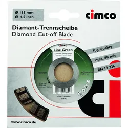 Cimco, Sägeblatt, Diamant-Trennscheibe Basalt Bordstein Durchmesser 150