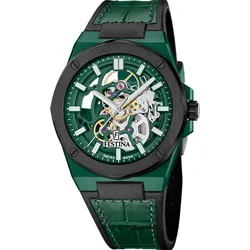 Festina Automatik Herren Automatik F22013/1 - grün - 42mm