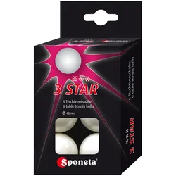6er Pack Sponeta Tischtennisbälle *** Qualität