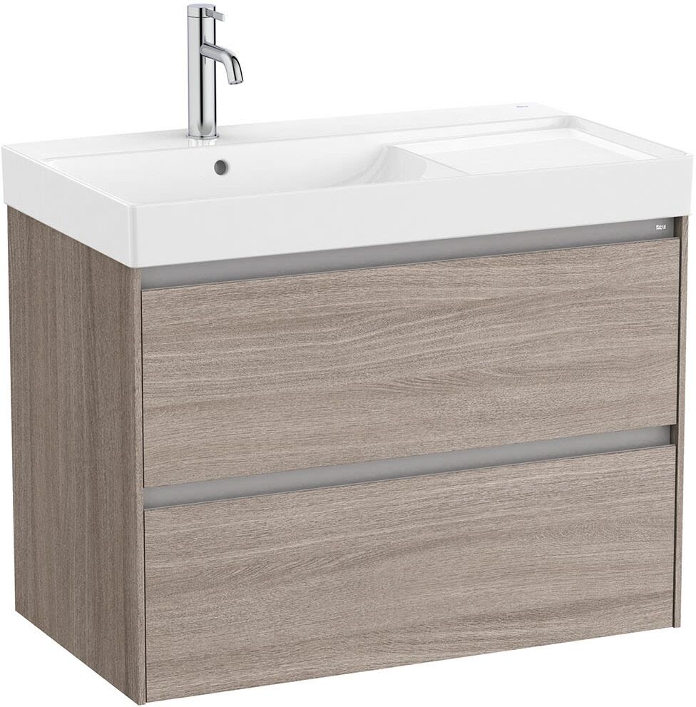 Roca Ona Waschtischunterbau 80 cm mit 2 Schubladen