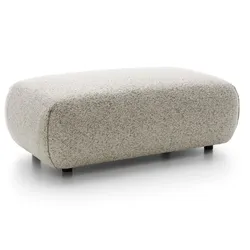 MASSENO Sitzhocker ZEST, Modern Polsterhocker, Fußhocker Beige