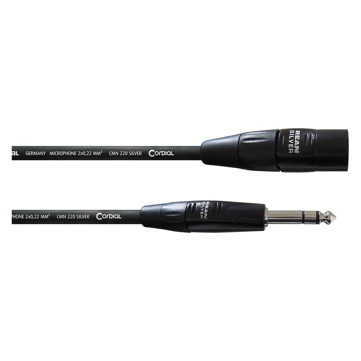 Cordial CIM 7.5 MP - Mikrofonkabel SilverLine (7.50 m, 6.3mm Klinkenkabel, XLR Kabel) (CIM 7.5 MP)