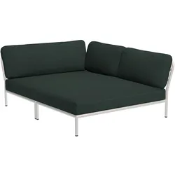 LEVEL Outdoor Eck-Sofa Lounge-Modul 5 Alpine Weiß Rechts