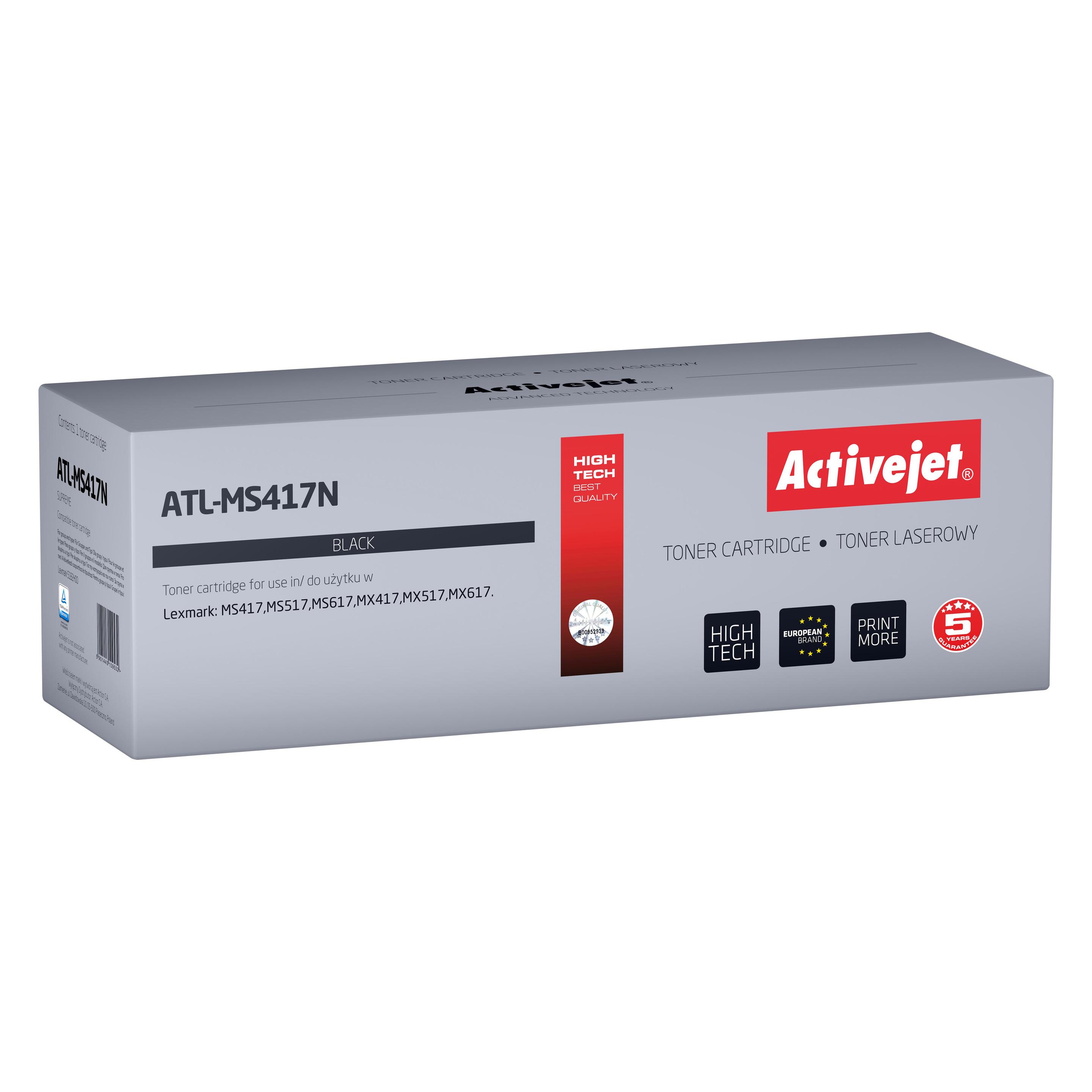 Activejet ATL-MS417N - 8500 Seiten - Schwarz - 1 Stück(e) (BK) (ATL-MS417N)