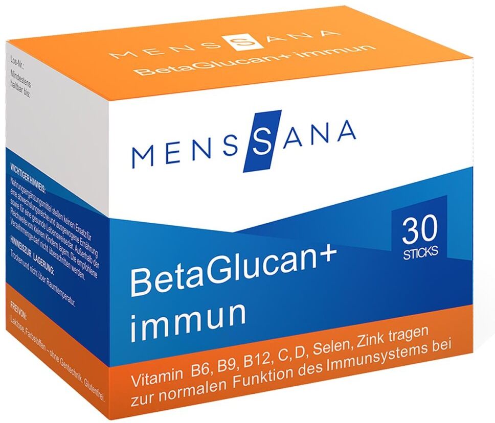 BetaGlucan+ immun MensSana Sticks 30stk