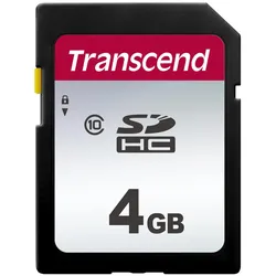Transcend SDHC 300S 4GB Speicherkarte 4 GB