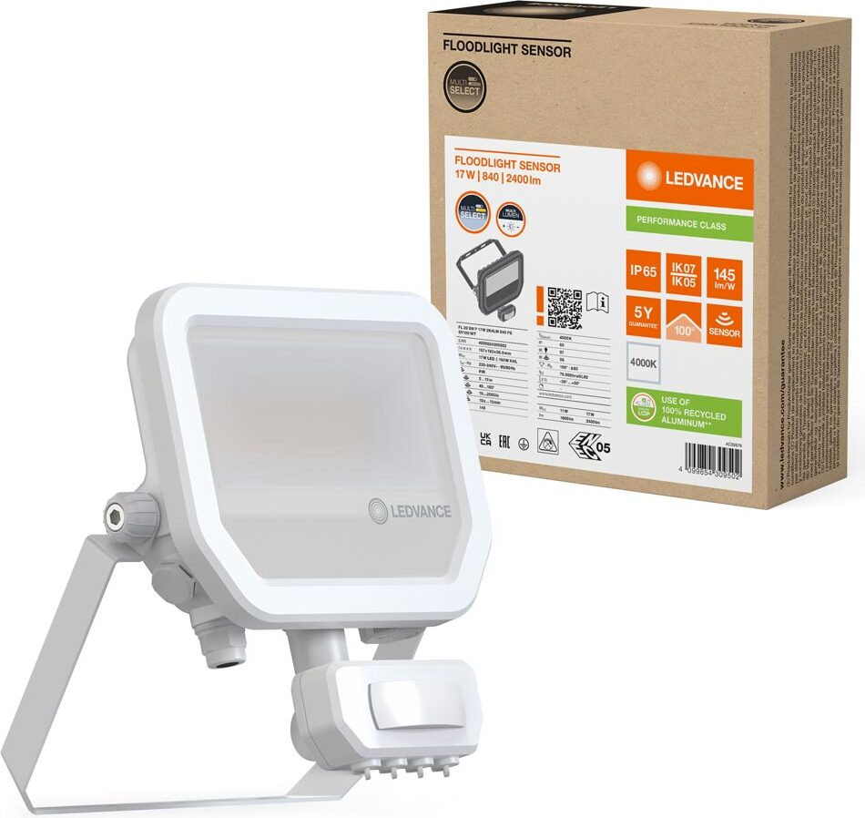 Ledvance LED-spot FL 20 SN P, 17W, 2400 lumen, warm wit, 840 (PSSY100WT)
