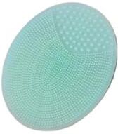 Inspire Select Soft Silicone Face Cleansing Brush Manual Facial Cleanser & Exfoliating Face Scrubber Massager For Women & Men green