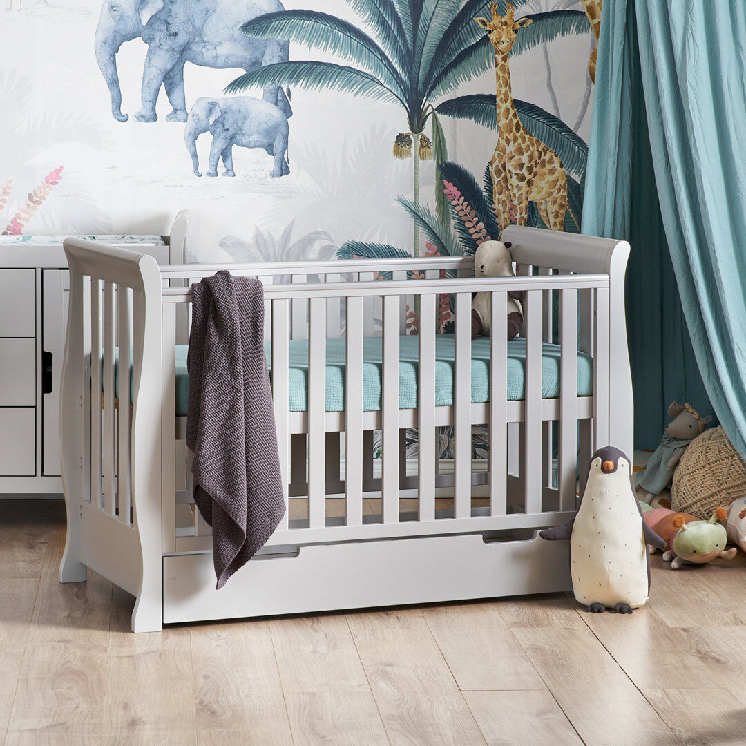 Obaby Stamford Mini Cot Bed Warm Grey