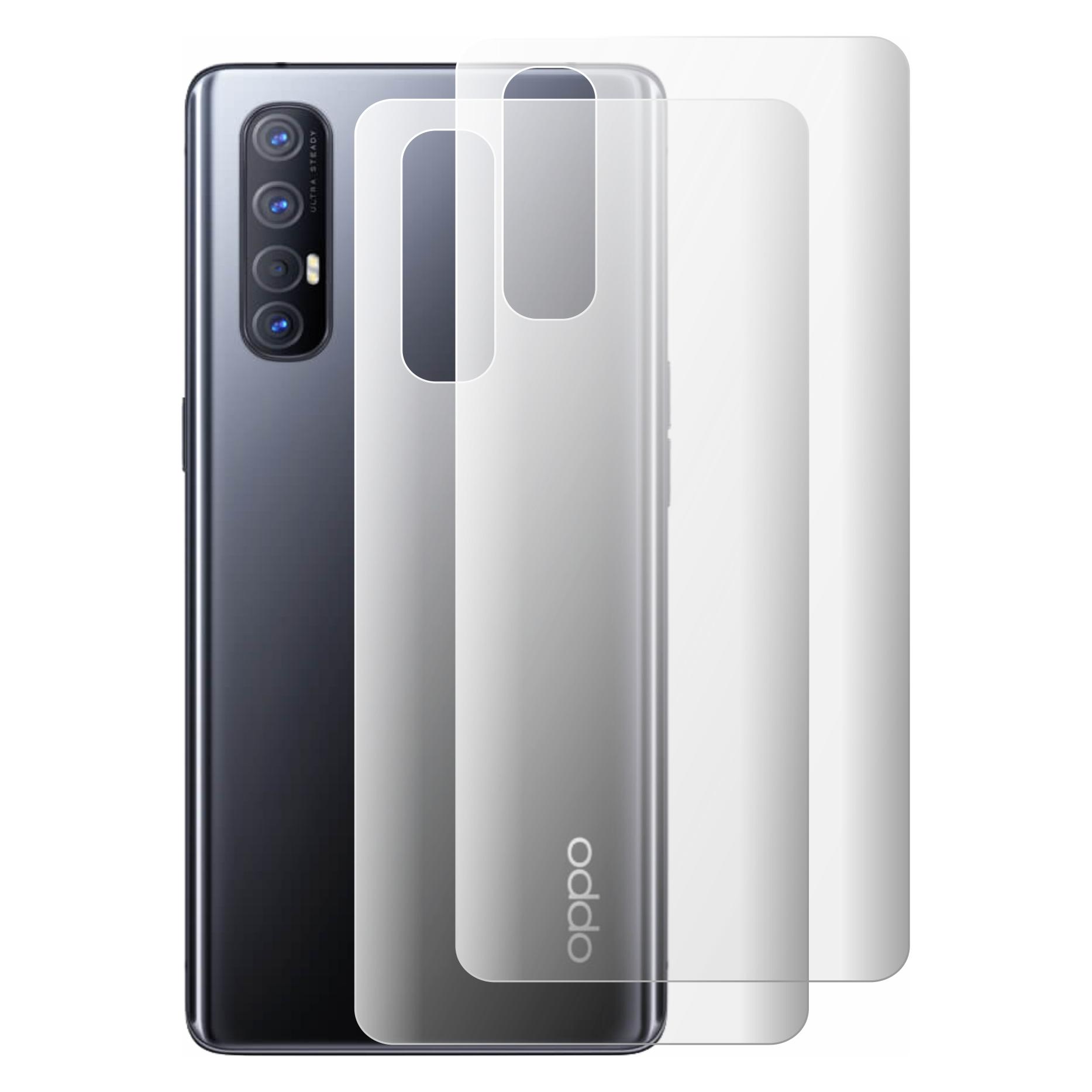 Brotect Fullscreen für Oppo Find X2 Neo (Rückseite) Schutzfolie Displayschutz Folie Matt E (2 Stk., Oppo Find X2 Neo) (5638626)