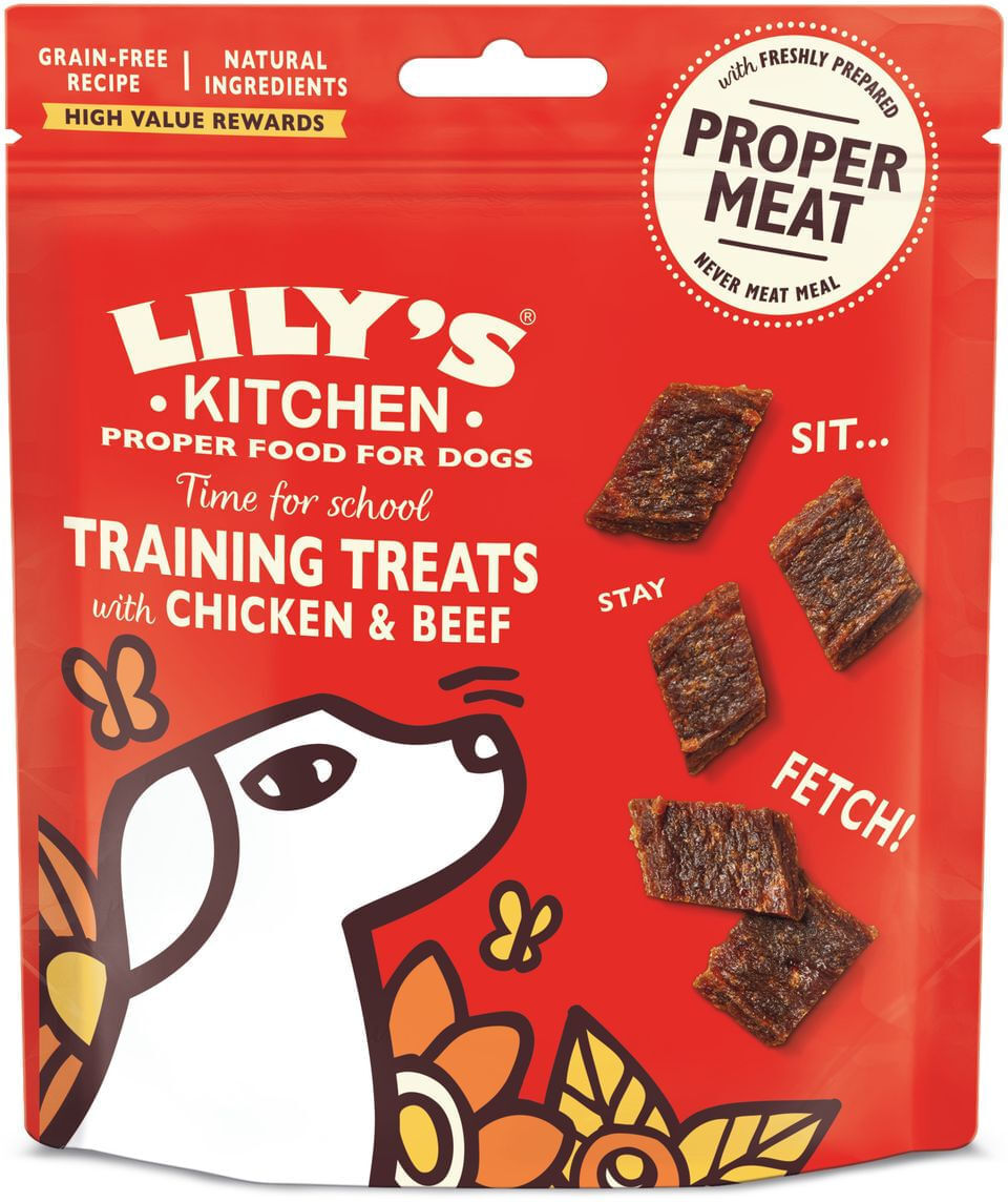 LILYS KITCHEN Lily's Kitchen Dog Snack Training Treats 70G POLLO CON MANZO