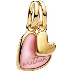 Pandora 763766C01 Charm-Anhänger Goldfarben Mutter und Tochter
