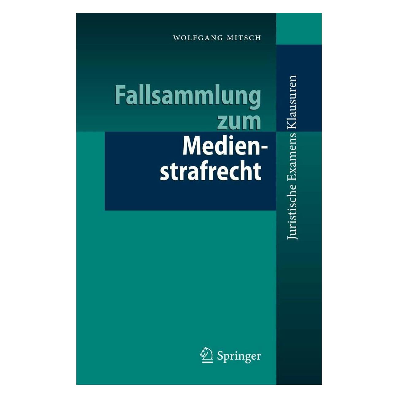 Springer Fallsammlung zum Medienstrafrecht (Deutsch, Softcover, Wolfgang Mitsch) (7143190)