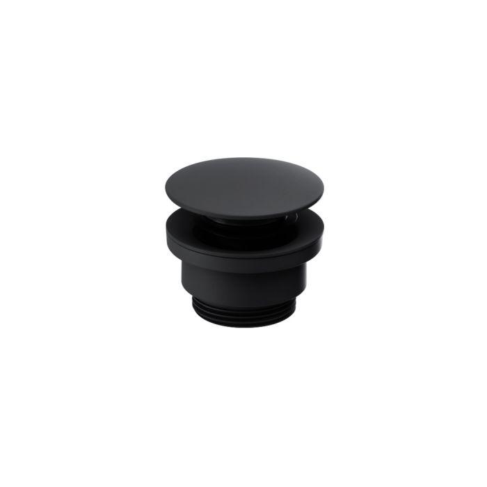 Herzbach Deep Black Design-Ablaufventil 23.452500.1.12 schwarz matt, 1 1/4"