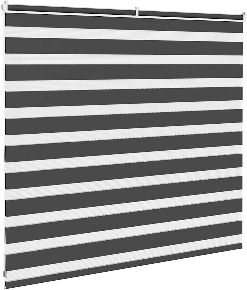George Oliver Zebra Blind Polyester Black 155cmW x 100cmL