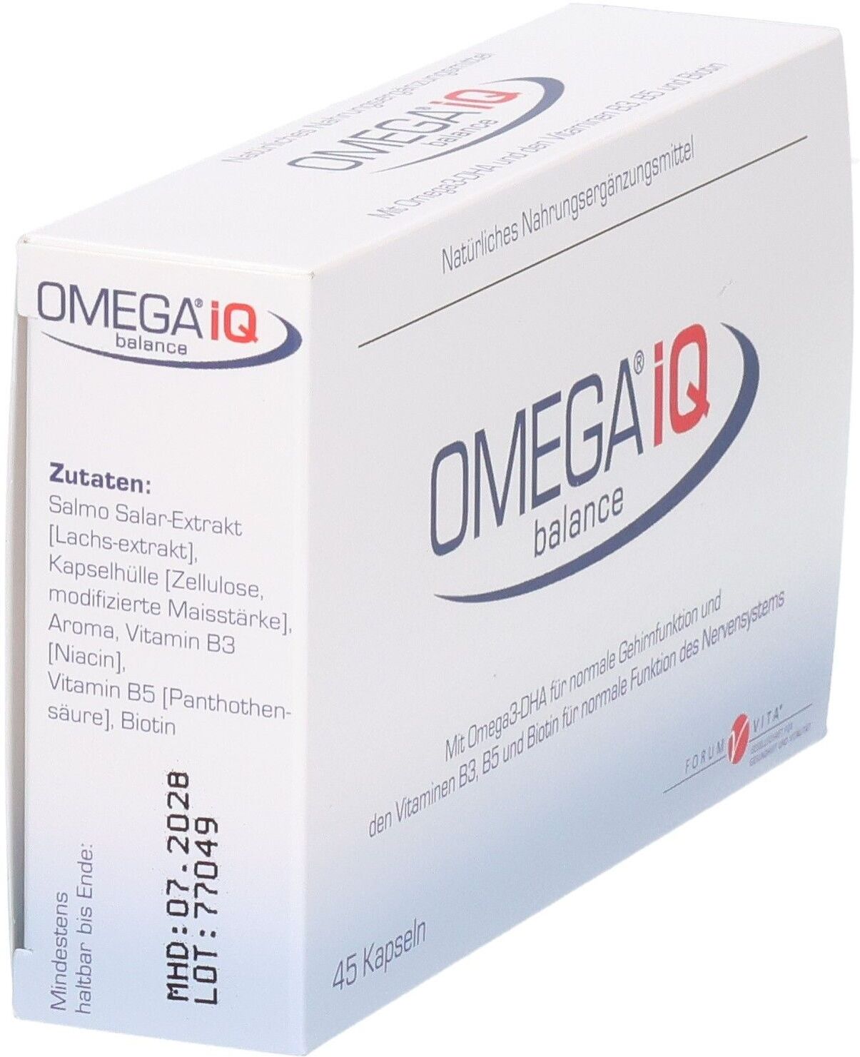 FORUM VITA Omega IQ Kapseln 45 St