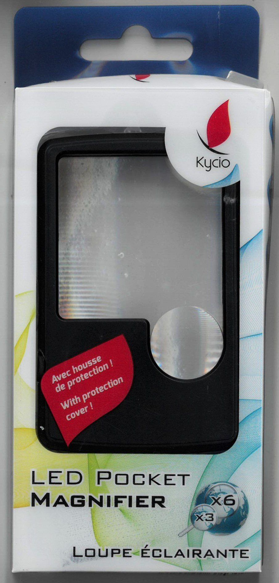 Loupe éclairante de poche x3 et x6   Kycio