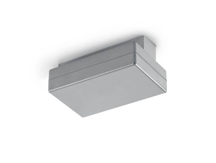 Trio Lighting Flex-Einspeisung für DUOline-Schiene, titan DUOline, alu / grau / zink, Kunststoff