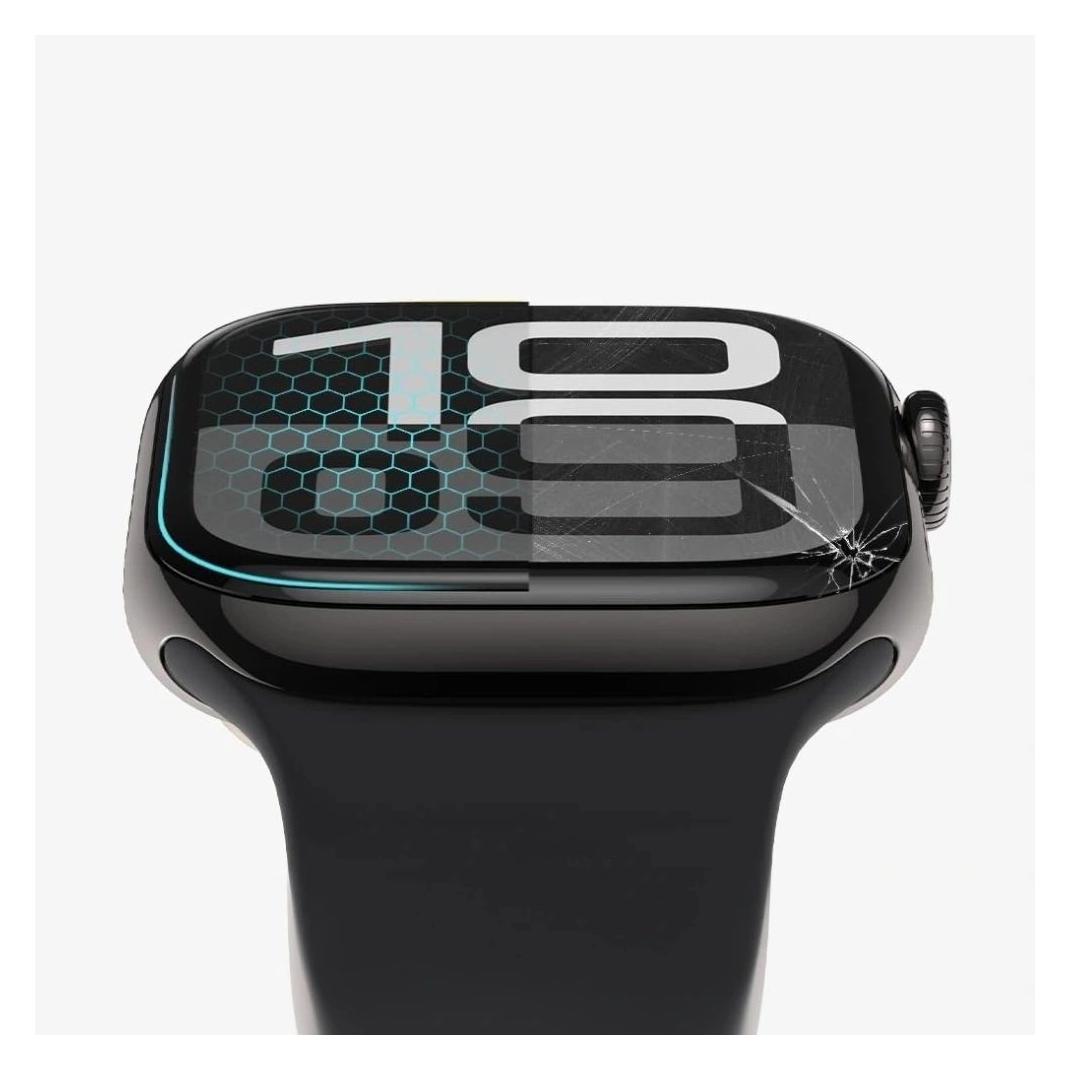 Hofi Tech-Protect Glass Flex+ 2er-Pack Hybridglas für Huawei Watch Fit 3 / 4 - Schwarz (195163)