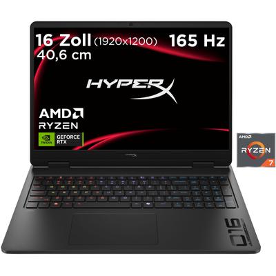 HP Gaming-Notebook "HyperX OMEN 16-ap1290ng", schwarz (shadow schwarz), 16 GB RAM 512 GB SSD, Ryzen 9, Windows11Home64-Bit, Notebooks