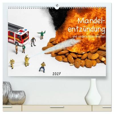 Mandelentzündung... und andere Mini-Welten (hochwertiger Premium Wandkalender 2027 DIN A2 quer), Kunstdruck in Hochglanz