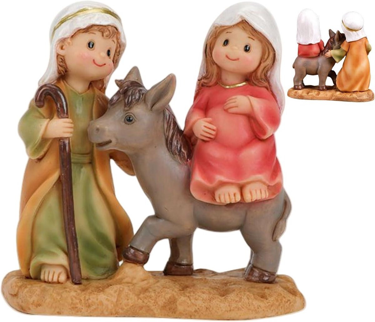 Heilige Familie Beeld - Katholiek Maria en Jezus - Religieuze Decoratie voor op tafel