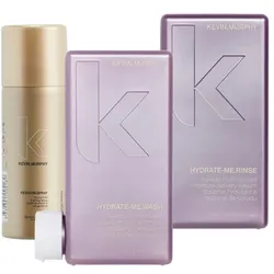 600ml KEVIN.MURPHY HYDRATE-ME Wash Set (Shampoo 250ml + Conditioner 250ml + Haarspray 100ml)