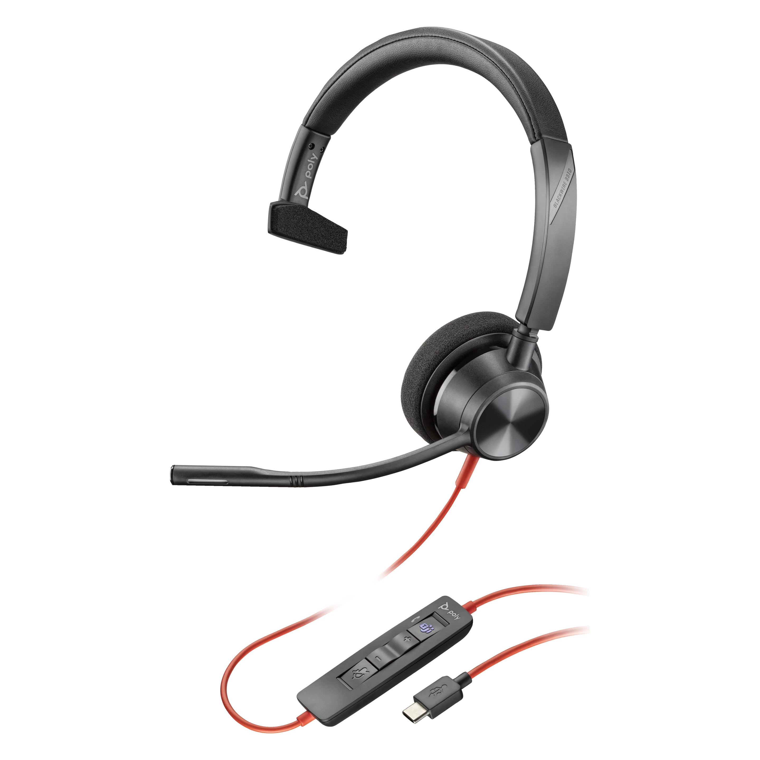 HP Poly Blackwire 3310-M (Kabelgebunden, USB-C, Microsoft Teams) (760Q7AA)