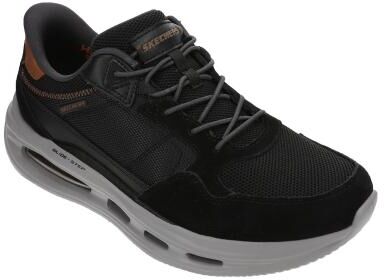 Skechers USA Sloan-Remming (Men's) Casual Shoes in Black, Size 7 M, Memory Foam/Synthetic