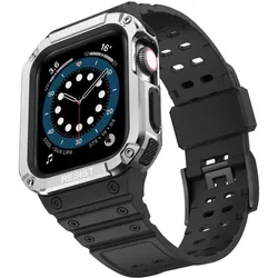 EKO Uhrenarmband TPU Ultimate Integral Schwarz (22 mm, Polyurethan), Uhrenarmband, Schwarz