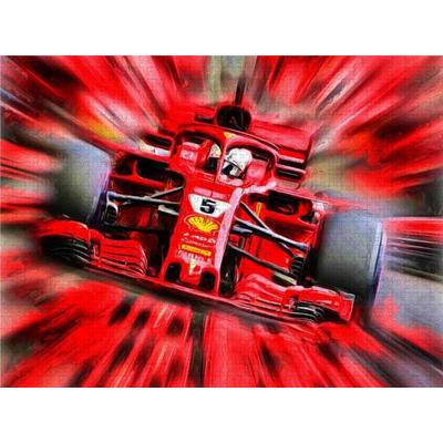 CALVENDO Puzzle Sebastian Vettel 1000 Teile Lege-Größe 640 x 480 cm Foto-Puzzle Bild von Jean-Louis Glineur
