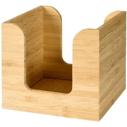 Duni Besteckkästen Multi, Bambus 11 x 11 cm Braun, 4 Stk/Krt (4 x 1 Stk)