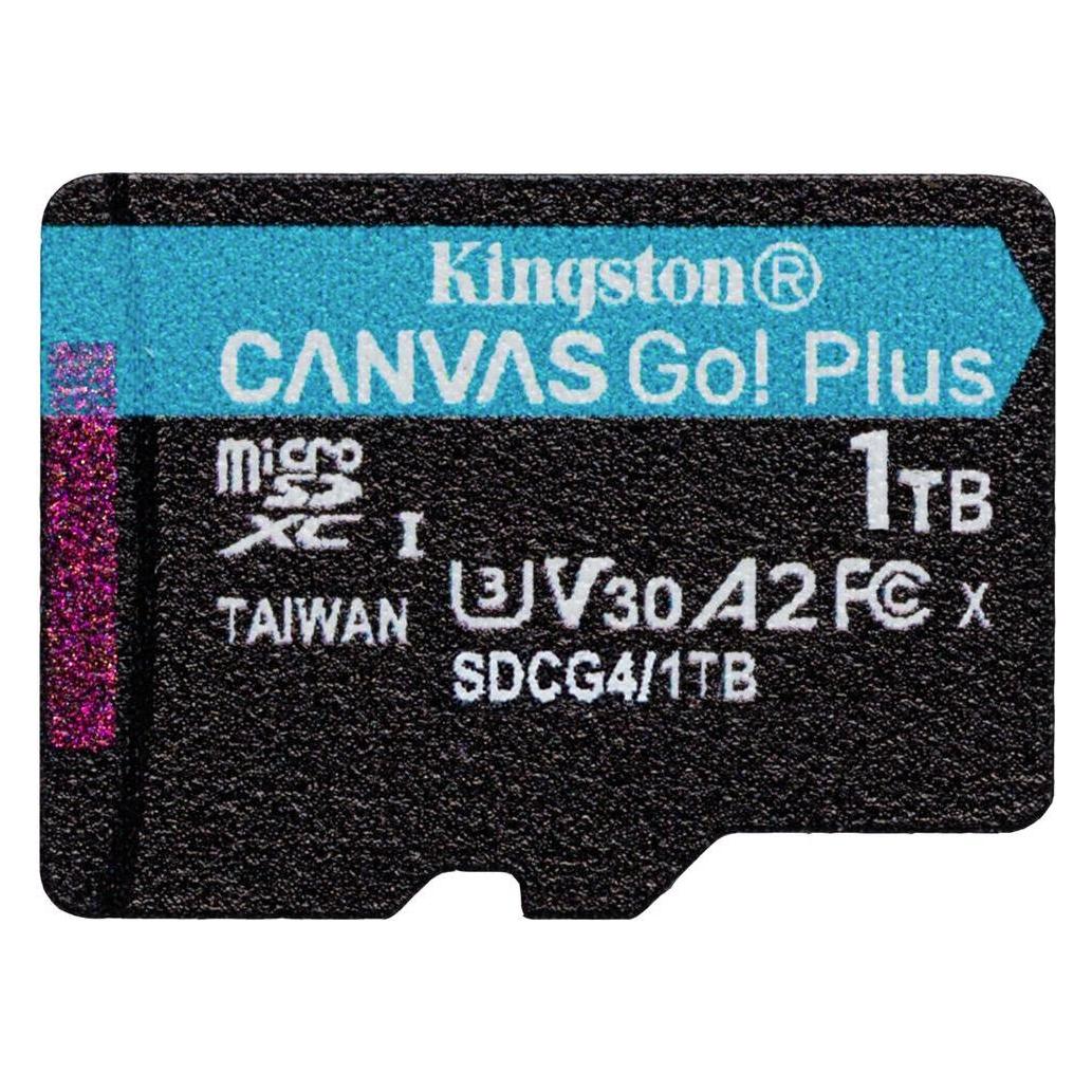 Kingston Canvas Go! Plus +Adapter (1000 GB, microSDXC, U3, UHS-I) (SDCG4/1TB)
