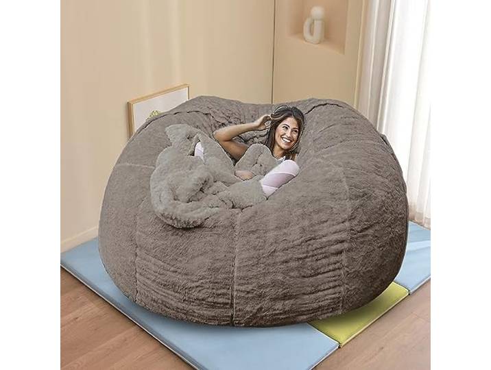DDS22E Sitzsack ohne Füllung Vielseitiger und bequemer Sitzsack, perfekt for jeden Wohnraum.(#15,7FT (180*90CM))