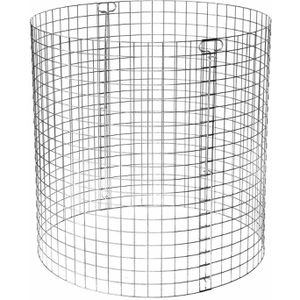 bellissa Komposter 99100, silber, aus Stahl, 95 x 95 cm, 670 Liter