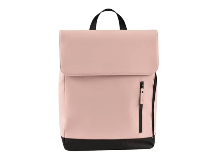 Béaba, Wickeltasche, Rucksack, Wasserdicht, 11 Taschen, Wickelauflage, Recyceltes Rubber Material, Gepolsterte Henkel und Rücken, Isothermische Tasche, PC17 Zoll, 19L, Oslo Tasche, Altrosa