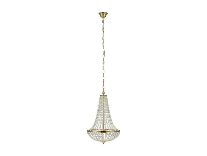 Markslöjd Kronleuchter, Goldfarben, Metall, Glas, oval, 40x55x40 cm, CE, Lampen & Leuchten, Innenbeleuchtung, Hängeleuchten, Kronleuchter