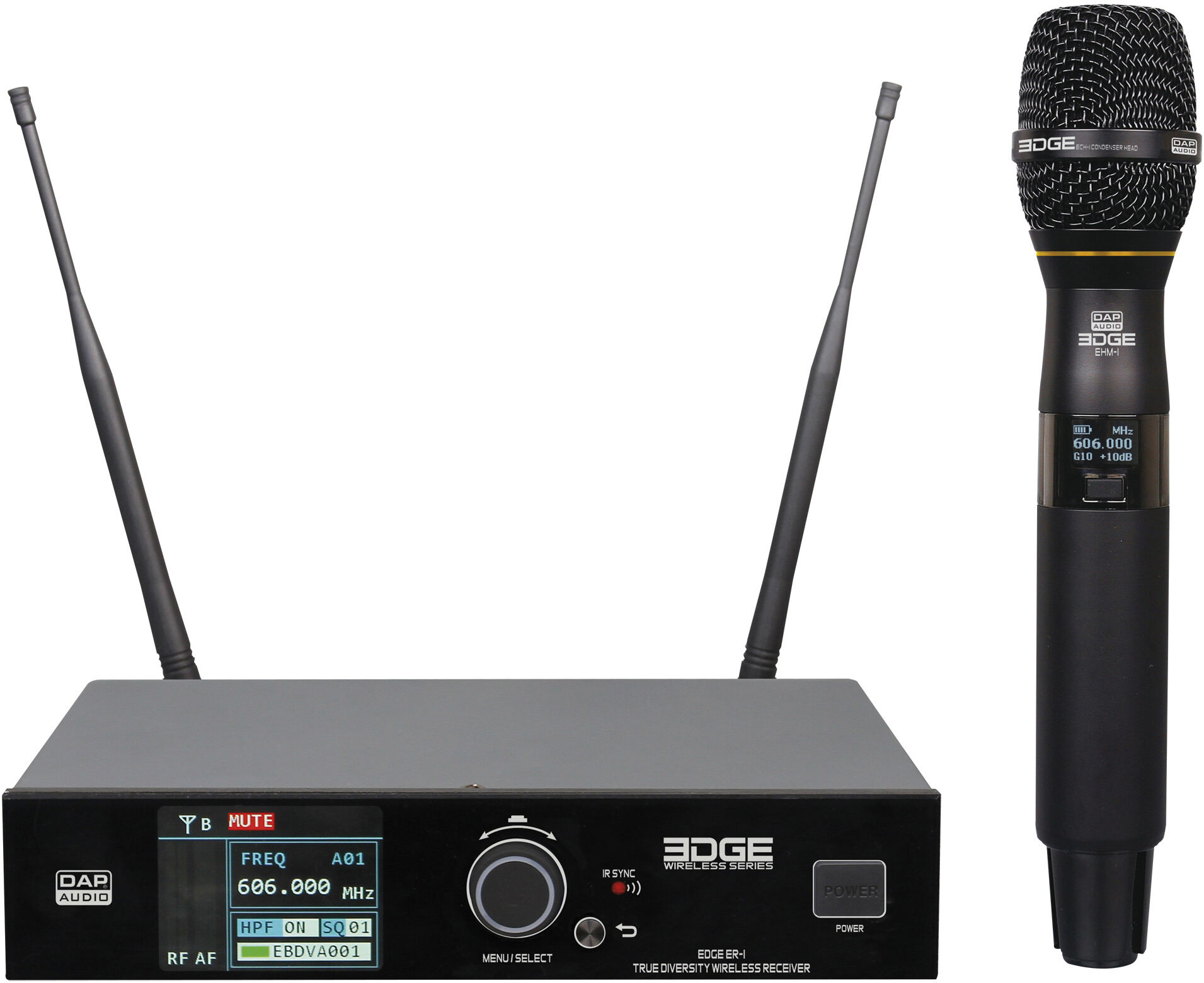 DAP Audio Edge Ehs-1 Drahtloses Handmikrofon-Set – 610–670 Mhz