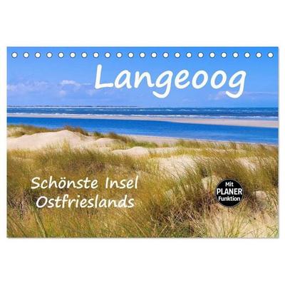 Langeoog - Schönste Insel Ostfrieslands (Tischkalender 2027 DIN A5 quer), CALVENDO Monatskalender