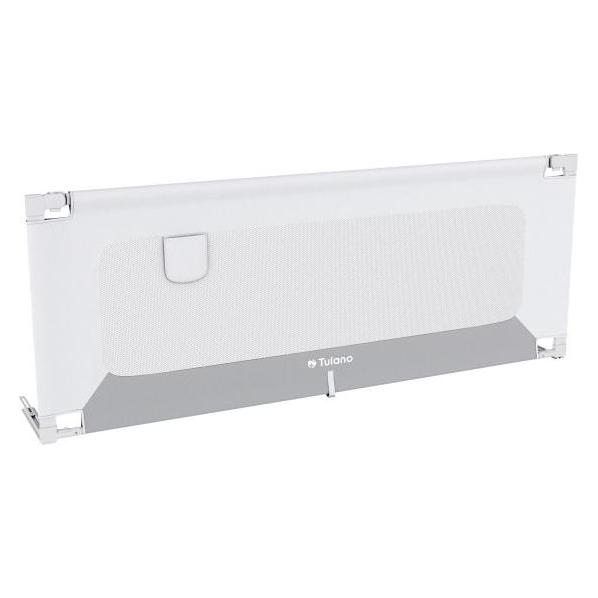 Tulano Sicherheitsgeländer für Bett 180cm Abdeckung 48 Weiss-Grau (TN-COVER 48 WHITE-GREY)