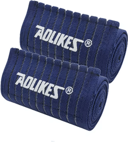 Inspire Curations AOLIKES Adjustable Wrist Wrap For Fitness Training And Everyday Wrist Support 2pcs Blue