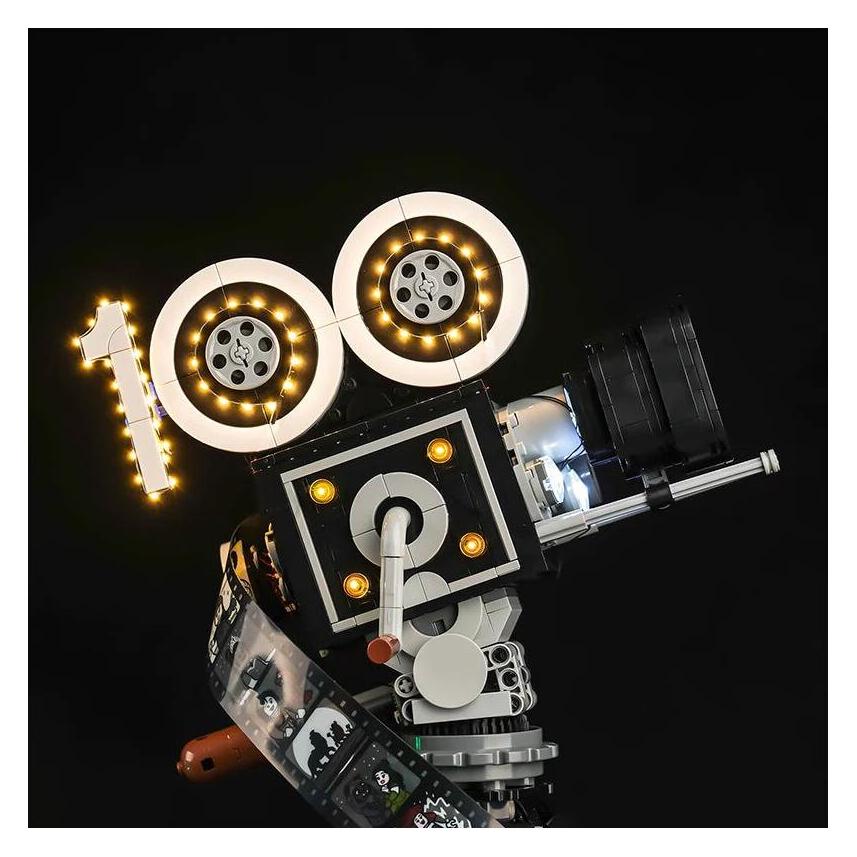 BrickBling LED Licht Set für LEGO Kamera: Hommage an Walt Disney (43230) inkl. Fernbedienung (P54302)