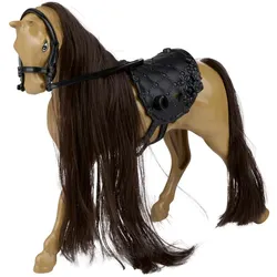 Eddy Toys Modepuppe Mit Pferd 29cm